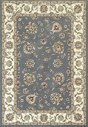 Dynamic Rugs ANCIENT GARDEN 57365-5464 Light Blue and Ivory